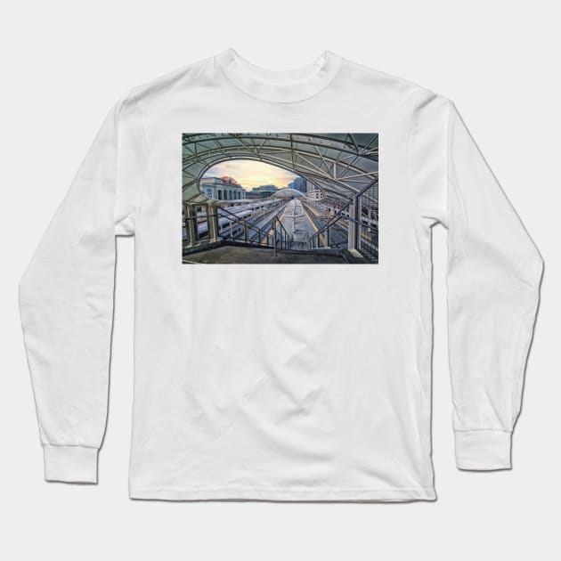 Union Station Sunrise Long Sleeve T-Shirt by briankphoto